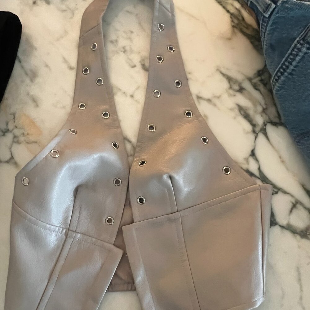 Palladia Pu Jordy Corset Light Grey Princess Polly Top